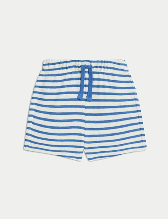 2pc Pure Cotton Striped Short Outfit (0-3 Yrs)