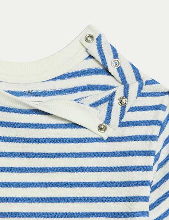 2pc Pure Cotton Striped Short Outfit (0-3 Yrs)