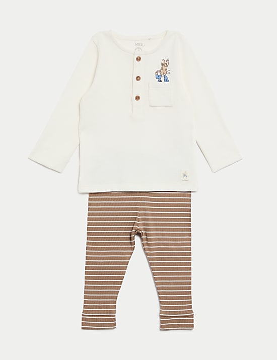 2pc Cotton Rich Peter Rabbit&trade; Outfit (0-3 Yrs)