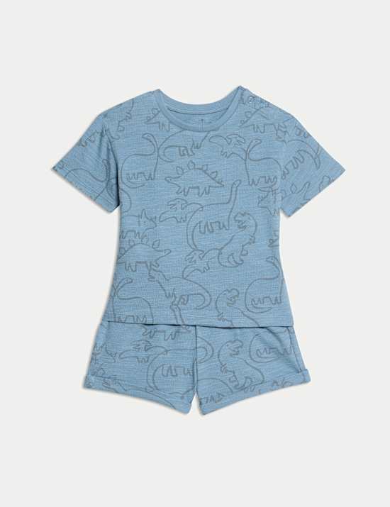 2pc Pure Cotton Dinosaur Outfit (0-3 Yrs)
