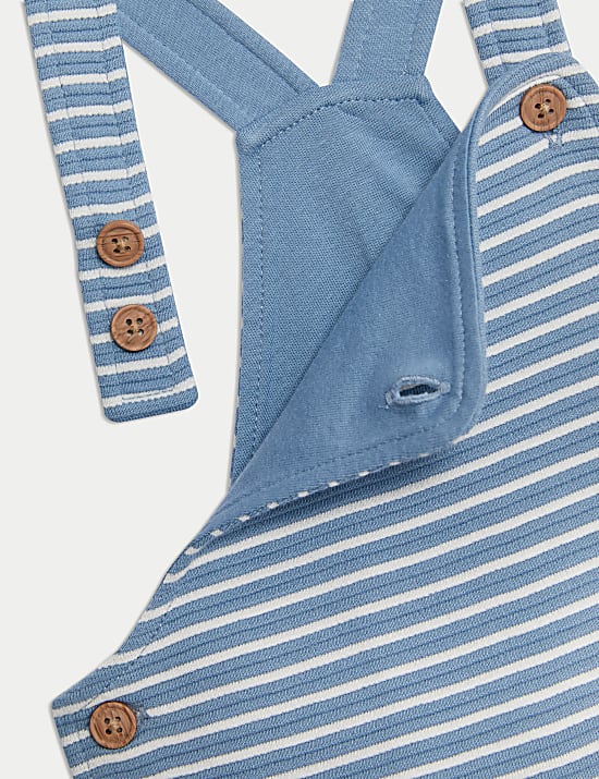 2pc Pure Cotton Striped Outfit (0-3 Yrs)