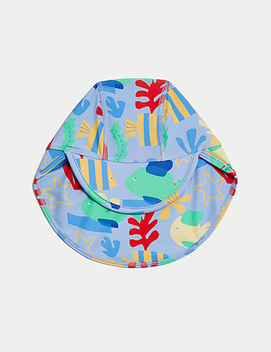 2-teiliges Badeanzug-Set mit langen &Auml;rmeln und Meeresmotiv (0&ndash;3 Jahre)