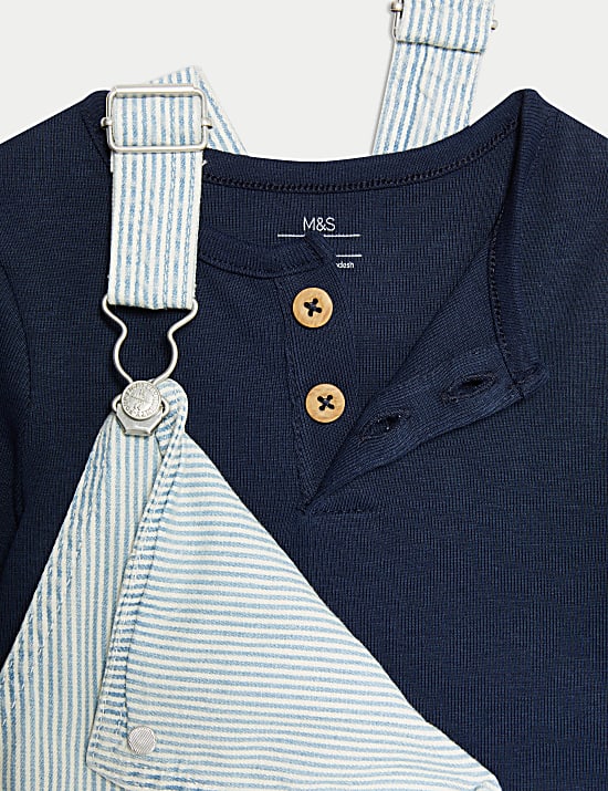 2pc Pure Cotton Top & Bottom Outfit (0-3 Yrs)