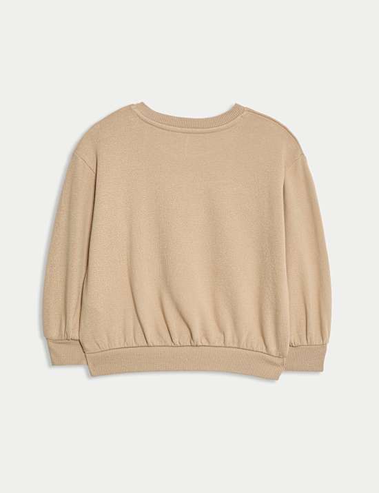 Cotton Rich Slogan Sweatshirt (0-36 Mths)