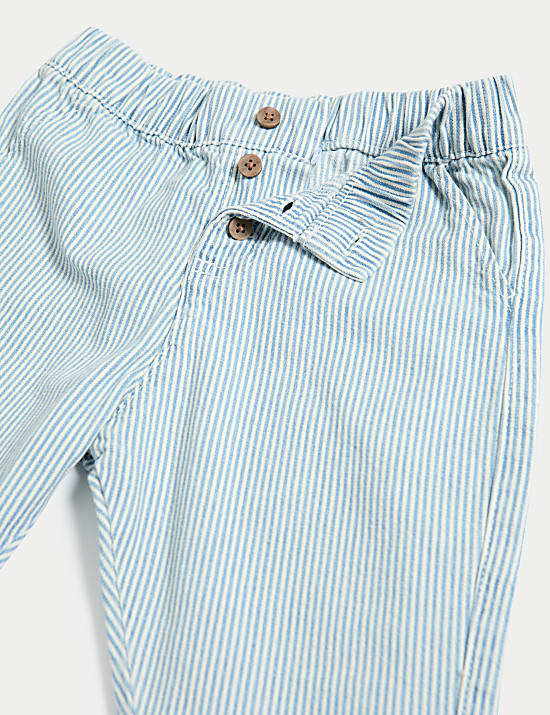 Cotton Rich Striped Top & Bottom Outfit (0-6 Yrs)