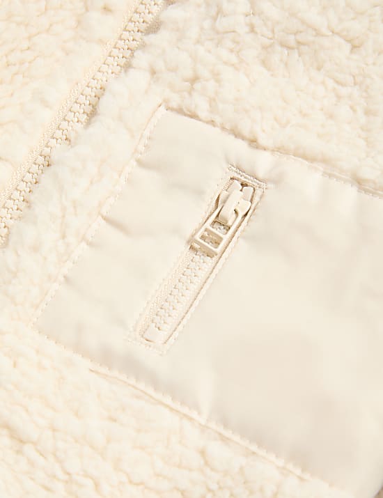 Zip Borg Jacket (0-3 Yrs)