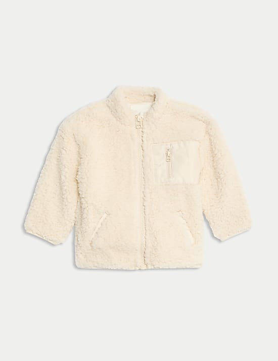 Zip Borg Jacket (0-3 Yrs)