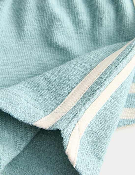 2 Pack Pure Cotton Side Stripe Shorts (0-5 Yrs)