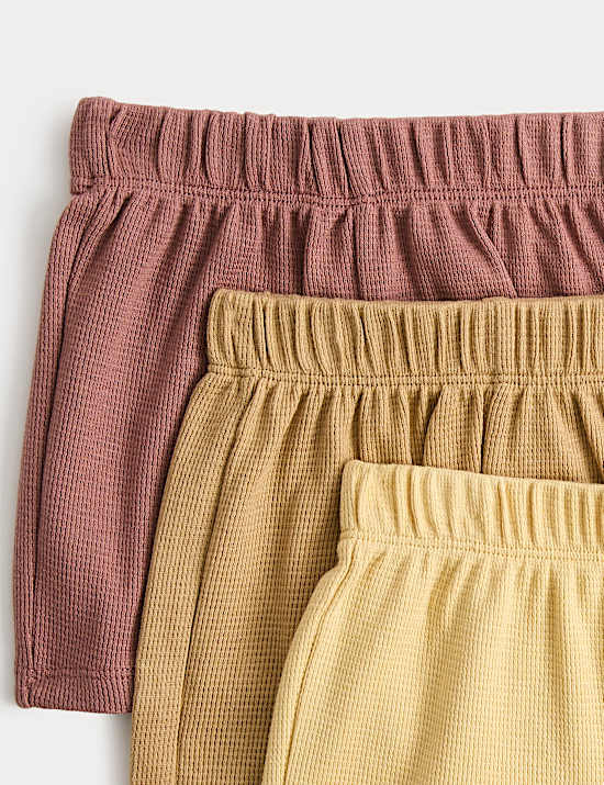 3 Pack Pure Cotton Shorts (0-5 Yrs)