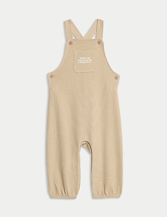 2pc Pure Cotton Dungaree Outfit (0 Mnths - 3 Yrs)