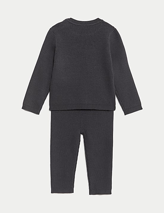 Ensemble 2 pi&egrave;ces en maille (jusqu&rsquo;au 3 ans)