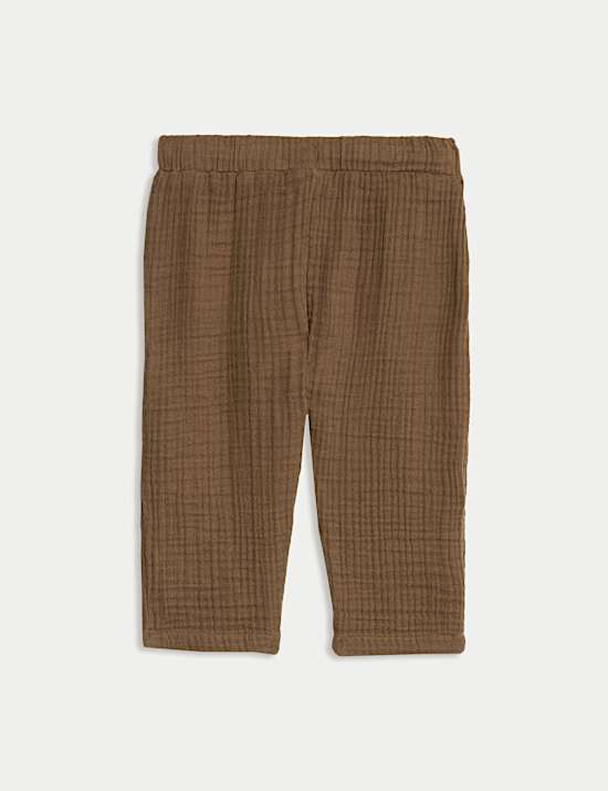 Pure Cotton Double Cloth Trousers (0-6 Yrs)