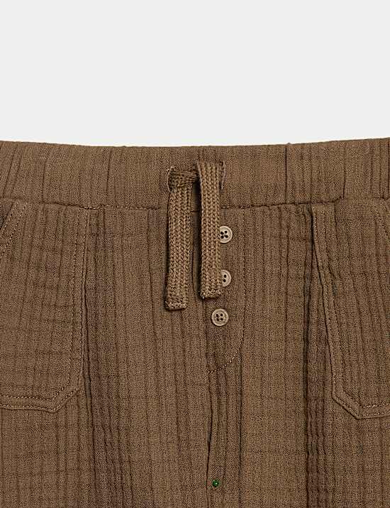 Pure Cotton Double Cloth Trousers (0-6 Yrs)