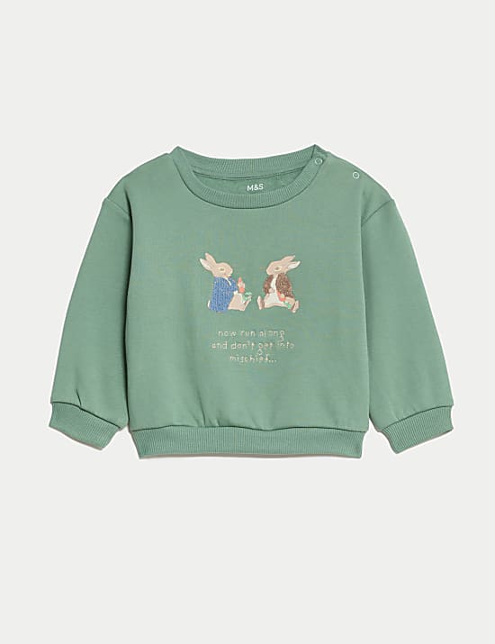 2-delige katoenrijke Peter Rabbit&trade;-outfit (0-3 jaar)