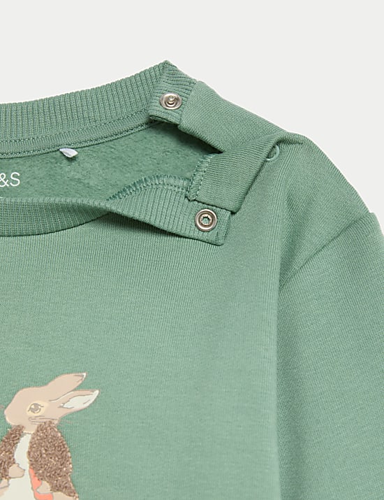 2-delige katoenrijke Peter Rabbit&trade;-outfit (0-3 jaar)