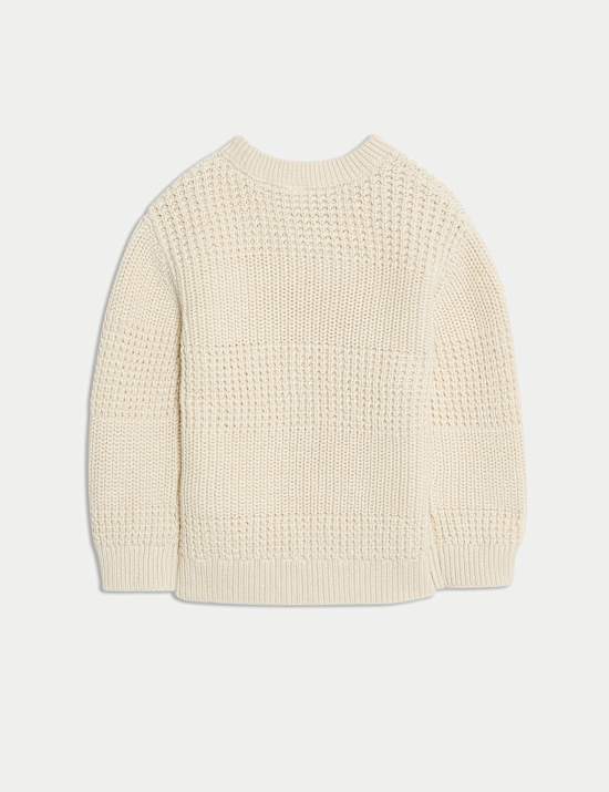 Svetr z čisté bavlny (0–3 roky)