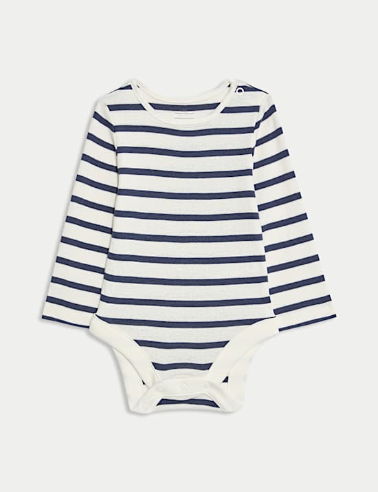 אוברול ג'ינס 2 חלקים מכותנה טהורה (0-3 שנים)