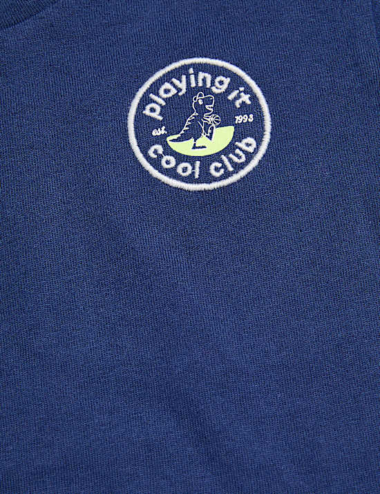 3pk Pure Cotton Striped & Plain Tops (0-6 Yrs)