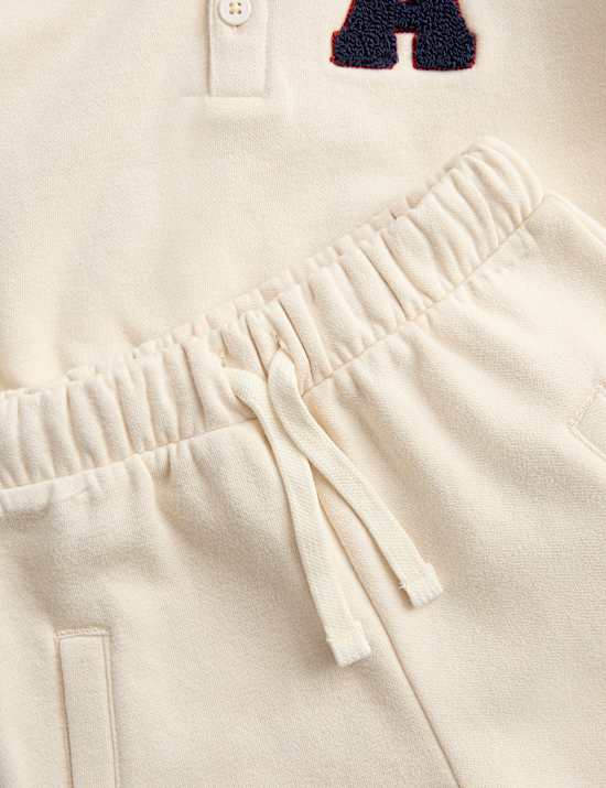 2pc Cotton Rich Collared Outfit (0 Mths-3 Yrs)