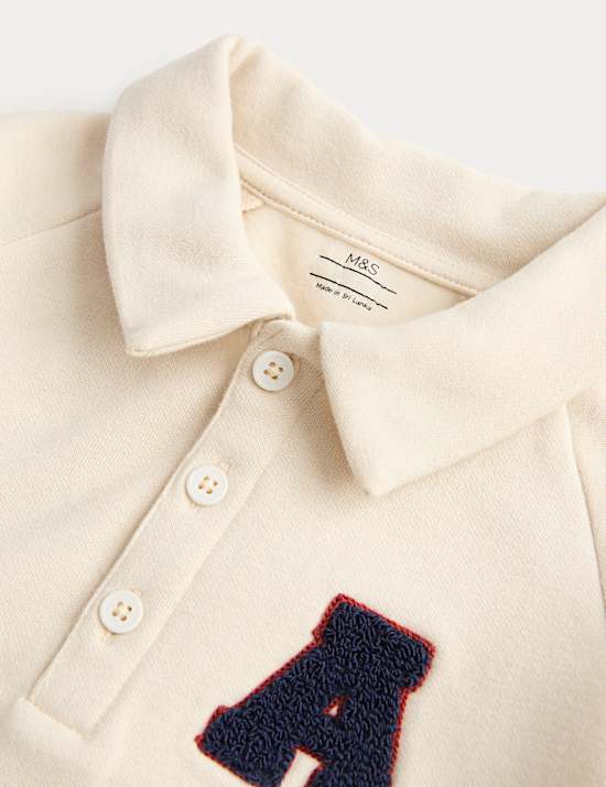 2pc Cotton Rich Collared Outfit (0 Mths-3 Yrs)