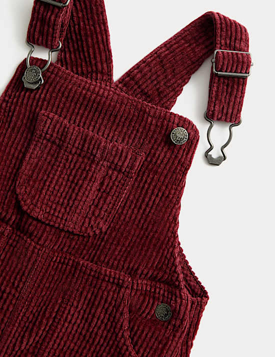Pure Cotton Cord Dungarees (0-3 Yrs)