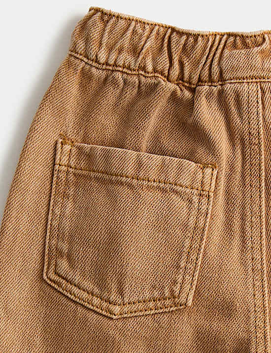 מכנסי ג'ינס בצביעה כפולה (0 חודשים-3 שנים)