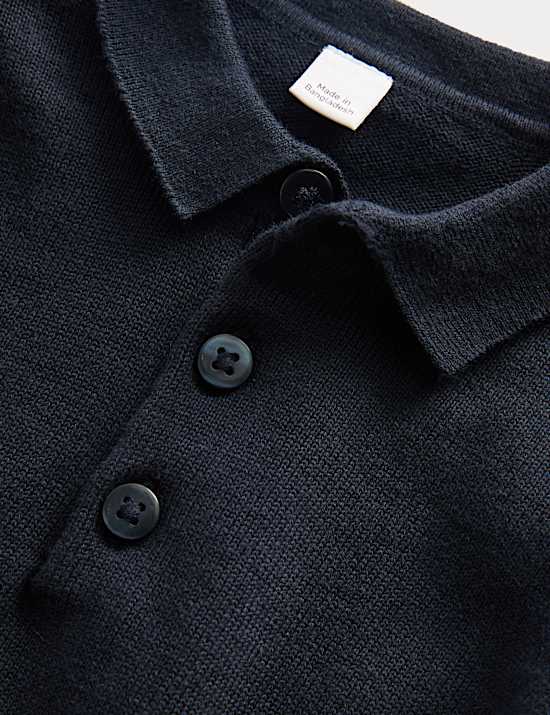 2pc Cotton Rich Knitted Polo & Chino Outfit (0-3 Yrs)