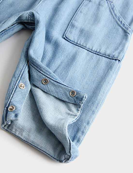 2 Piece Cotton Rich Boiler Suit with Socks (0 Months-6 Years)