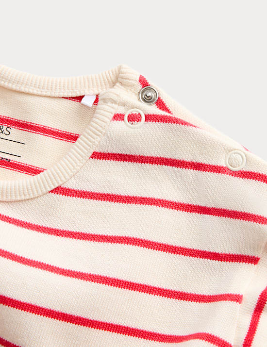 2 Piece Cotton Rich Striped Outfit (0-3 Years)