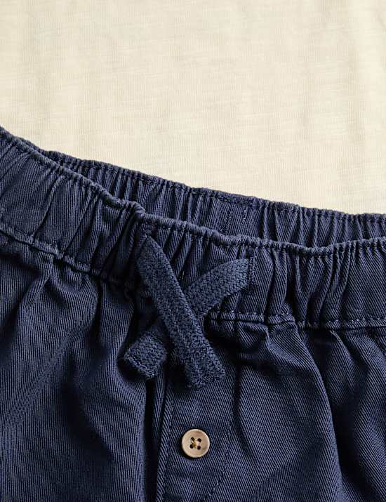 3 Piece Pure Cotton Outfit with Hat (0-5 Yrs)