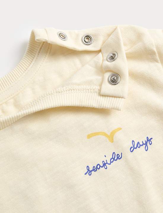 3 Piece Pure Cotton Outfit with Hat (0-5 Yrs)