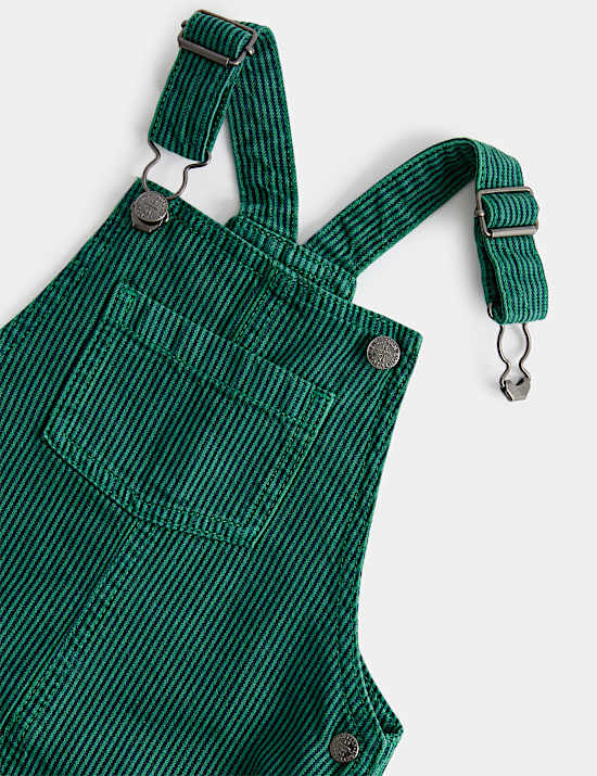Ensemble 2 pi&egrave;ces en coton salopette (jusqu&rsquo;au 3 ans)