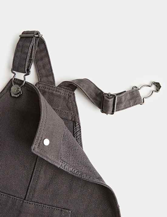 2 Piece Cotton Dungaree & Sweatshirt Outfit (0-3 Yrs)