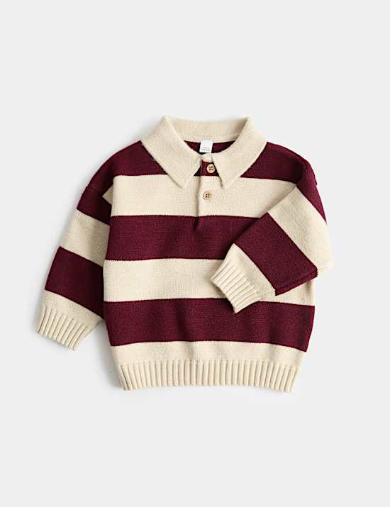 Knitted Rugby Jumper (0 Mths-5 Yrs)