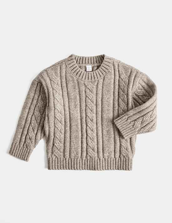 Cable Knit Jumper (0 Mths-5 Yrs)