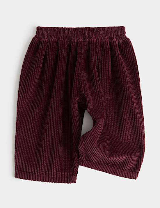Pure Cotton Wide Leg Trousers (0-5 Yrs)