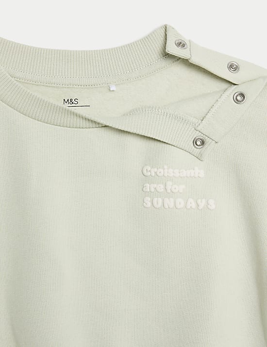 Cotton Rich Croissant Outfit (0-3 Yrs)