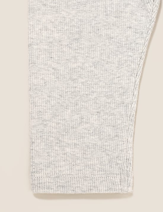 Cotton Rich Ribbed Leggings (0-3 Yrs)