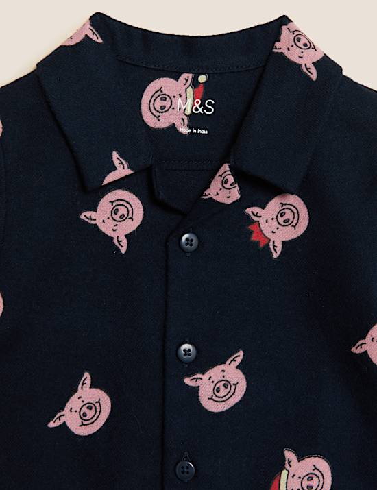 Strampelanzug aus reiner Baumwolle mit Percy Pig&trade;-Motiv (0&ndash;3 J.)