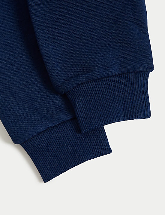 Cotton Rich Plain Joggers (0-3 Yrs)