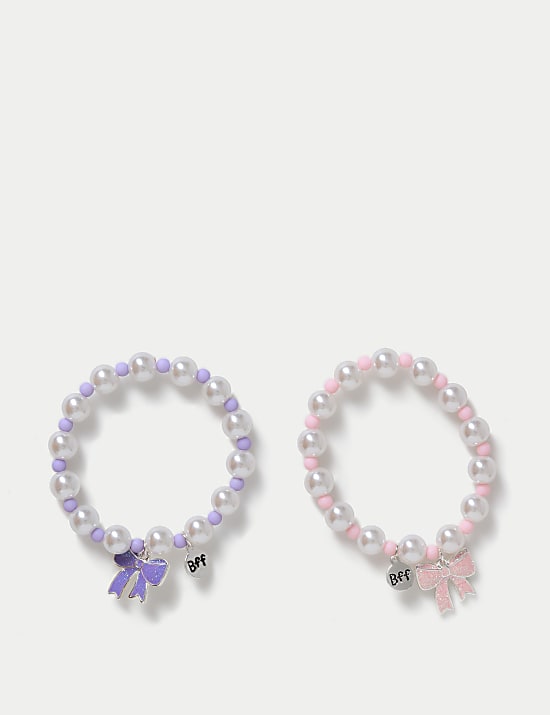 2 Pack Bow Wristwear