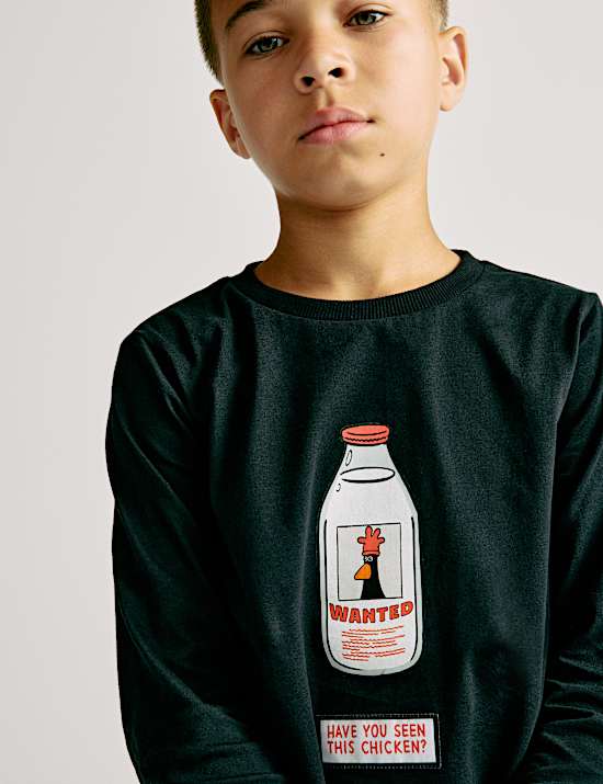 Pure Cotton Wallace & Gromit™ Pyjamas (6-16 Yrs)