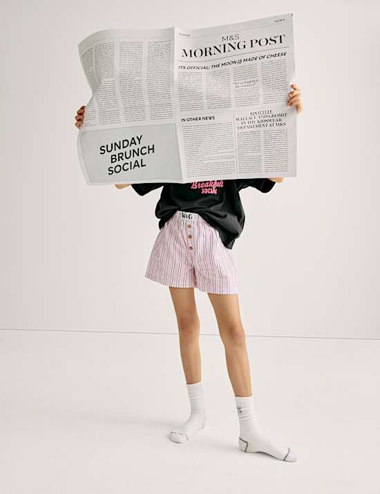 Pure Cotton Wallace & Gromit™ Pyjamas (6-16 Yrs)