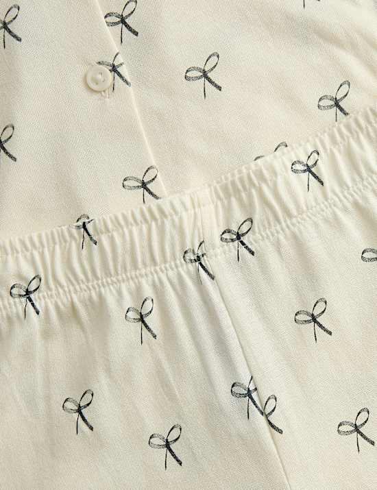Pyjama en modal mélangé à imprimé nœud (du 12 mois au 8 ans)