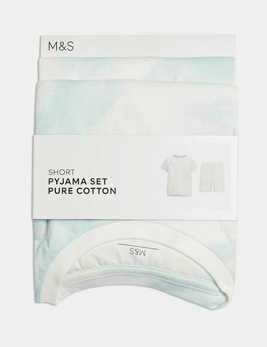 Pure Cotton Printed Short Pyjamas (1-16 Yrs)
