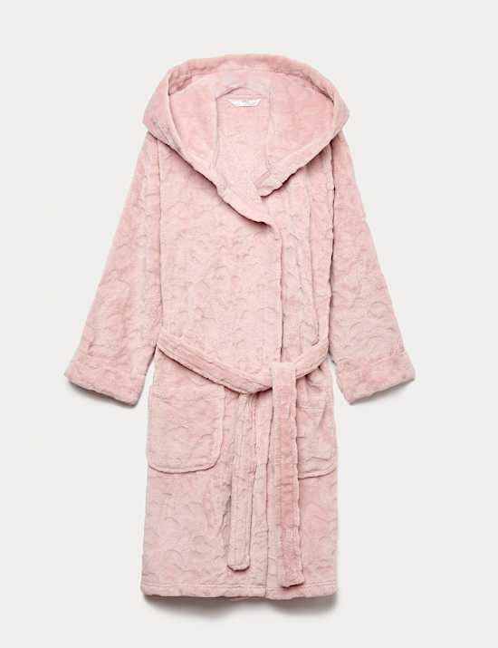 Kids' Fleece Leopard Print Robe (1-16 Yrs)