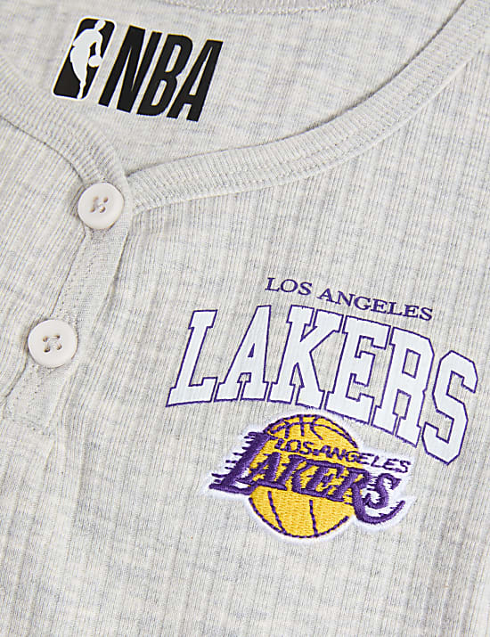 Pyjama en coton &agrave; motif NBA LA Lakers (du 6 au 16 ans)