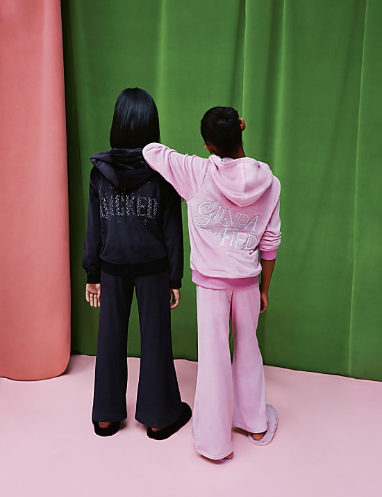 Wicked™ Velour Glinda Lounge Set (6-16 Yrs)