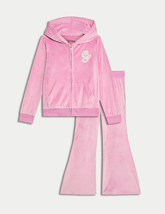 Wicked™ Velour Glinda Lounge Set (6-16 Yrs)