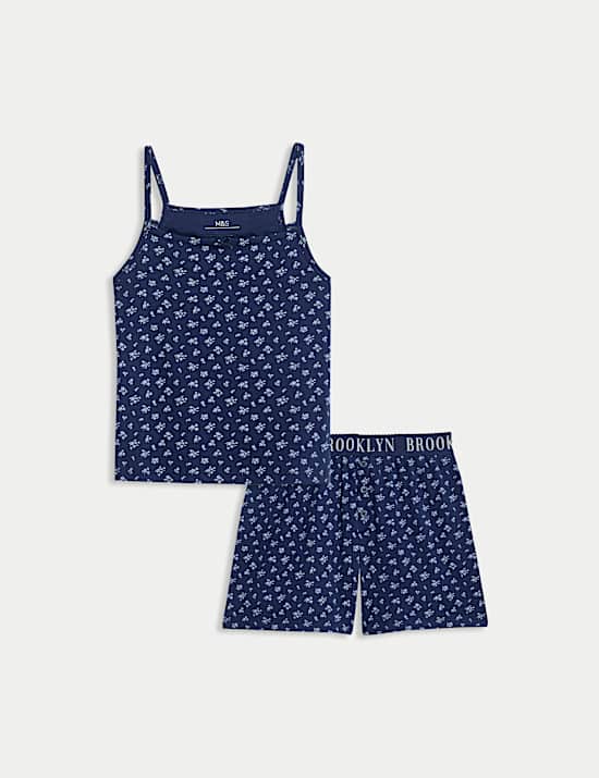 Pure Cotton Ditsy Floral Pyjamas (6-16 Yrs)